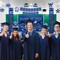 Class of 2026 Graduation Decorations Set - Blue & White Congrats Grad Party Kit - Includes Large Fabric Backdrop, Banner, & Premium Balloon Set - All-in-One 2026 Celebration Supplies